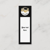 Carte De Visite Mini Disques vinyles (Devant)