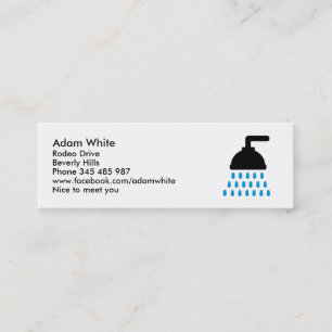 Carte De Visite Mini Douche