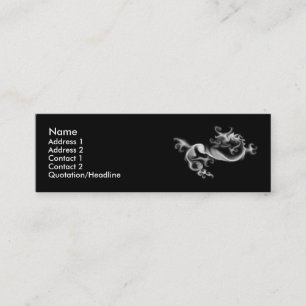 Carte De Visite Mini Dragon de fumée