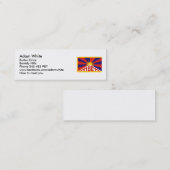 Carte De Visite Mini Drapeau du Thibet (Devant / Derrière)