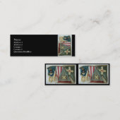 Carte De Visite Mini Drapeaux de bataille célèbres Union - Plaque 1 - (Devant / Derrière)
