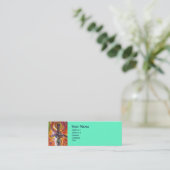 CARTE DE VISITE MINI DURENDAL, ÉPÉE ROMANTIQUE ET ANGE (Debout devant)