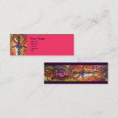 CARTE DE VISITE MINI DURENDAL, ÉPÉE ROMANTIQUE ET ANGE (Devant / Derrière)