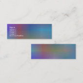 Carte De Visite Mini Dusky Color I - Modèle (Devant / Derrière)