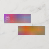 Carte De Visite Mini Dusky Color III (Devant / Derrière)