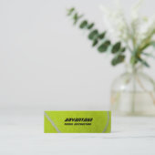 Carte De Visite Mini Duvet d'Instructor_yellow de tennis (Debout devant)