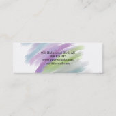 Carte De Visite Mini Eau de luxe moderne et élégant professionnel (Dos)