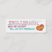 Carte De Visite Mini ebay et etsy (Dos)