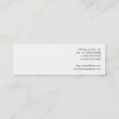 Carte De Visite Mini Échelles de justice (droit) (Dos)