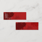 Carte De Visite Mini Échelles sanglantes (Devant / Derrière)