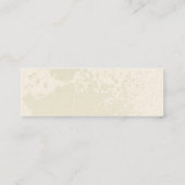 Carte De Visite Mini Éclaboussure verte - maigre (Dos)