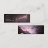 Carte De Visite Mini Éclair (Devant / Derrière)