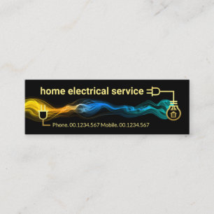 Carte De Visite Mini Éclairage de circuit électrique créatif