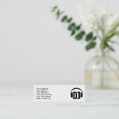 Carte De Visite Mini Écouteurs du DJ (Debout devant)