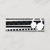 Carte De Visite Mini Écouteurs - maigres (Dos)