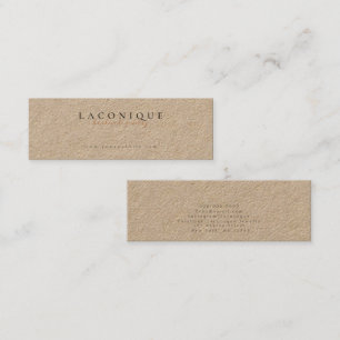 Carte De Visite Mini Écran de bijoux   Boucles de bijoux   Kraft