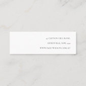 Carte De Visite Mini Écran de boucle à oreille souple Abstraite (Dos)