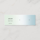 Carte De Visite Mini Écran Dégradé De Script Elevage Mini (Devant)