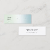 Carte De Visite Mini Écran Dégradé De Script Elevage Mini (Devant / Derrière)