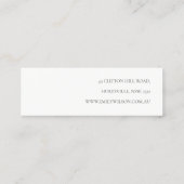 Carte De Visite Mini Écran d'oreille à Parties scintillant brillante ro (Dos)