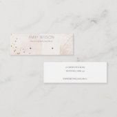 Carte De Visite Mini Écran d'oreille brillant Abstrait (Devant / Derrière)