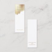 Carte De Visite Mini Écran d'oreille du logo Golden Swash 2 (Devant / Derrière)