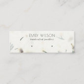 Carte De Visite Mini Écran d'oreille Foliage papier fait main (Devant)