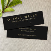 Carte De Visite Mini Écran d'oreille moderne simple Mini Mini-Entrepris