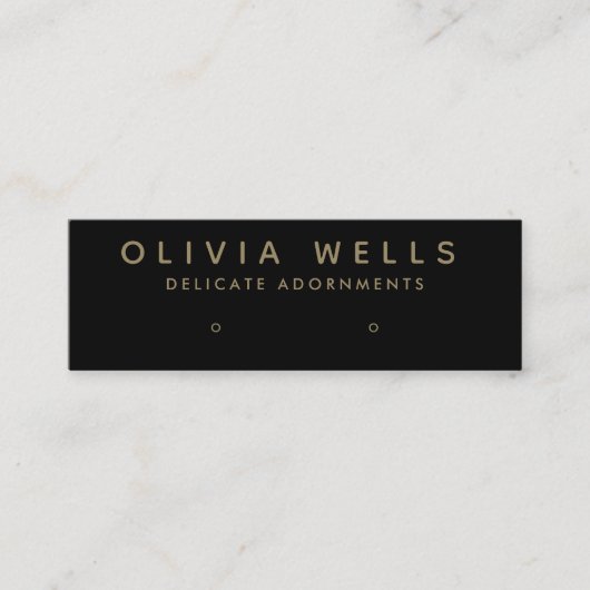 Carte De Visite Mini Écran d'oreille moderne simple Mini Mini-Entrepris (Devant)