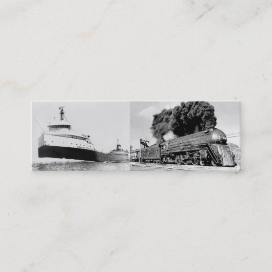 Carte De Visite Mini Edmund Fitzgerald et vapeur (Devant)