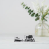 Carte De Visite Mini Edmund Fitzgerald et vapeur (Debout devant)