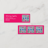 Carte De Visite Mini Édredon fantaisie (Devant / Derrière)