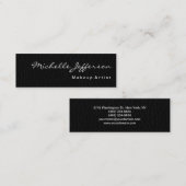 Carte De Visite Mini Effet Cuir Nettoyant Simple Moderne (Devant / Derrière)