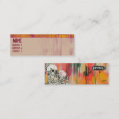 CARTE DE VISITE MINI ÉGOUTTEMENT 2 DE GRAFFITI (Devant / Derrière)