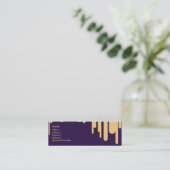 Carte De Visite Mini Égouttements - maigres (Debout devant)