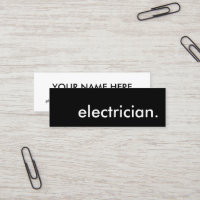électricien.