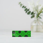 Carte De Visite Mini Électricité verte II (Debout devant)
