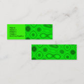 Carte De Visite Mini Electricité verte II - Modèle (Devant / Derrière)