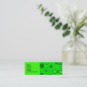 Carte De Visite Mini Electricité verte II - Modèle (Debout devant)