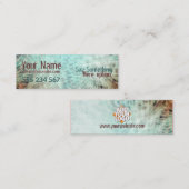 Carte De Visite Mini électrozArt #002 Profil d'entreprise (Devant / Derrière)