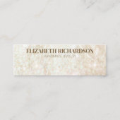 Carte De Visite Mini Élégant Élégant Équipement De Luxe Moderne (Devant)