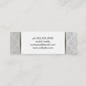 Carte De Visite Mini Elégant et élégant (Dos)