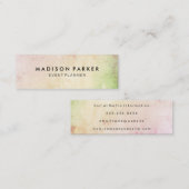 Carte De Visite Mini Élégant et moderne (Devant / Derrière)