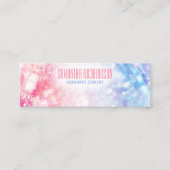 Carte De Visite Mini Élégant Holographe Porte-bijoux (Devant)