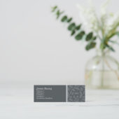 Carte De Visite Mini Élégant Imprimé (Debout devant)