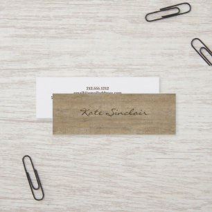 Carte De Visite Mini Élégant Minimaliste Moderne Style Mini