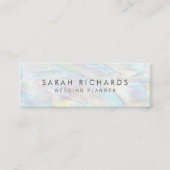 Carte De Visite Mini Élégant Motif de texture optique unique (Devant)