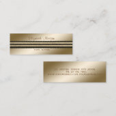 Carte De Visite Mini Élégant professionnel élégant moderne (Devant / Derrière)