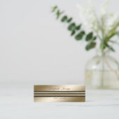 Carte De Visite Mini Élégant professionnel élégant moderne (Debout devant)