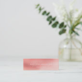 Carte De Visite Mini Élégant professionnel moderne (Debout devant)